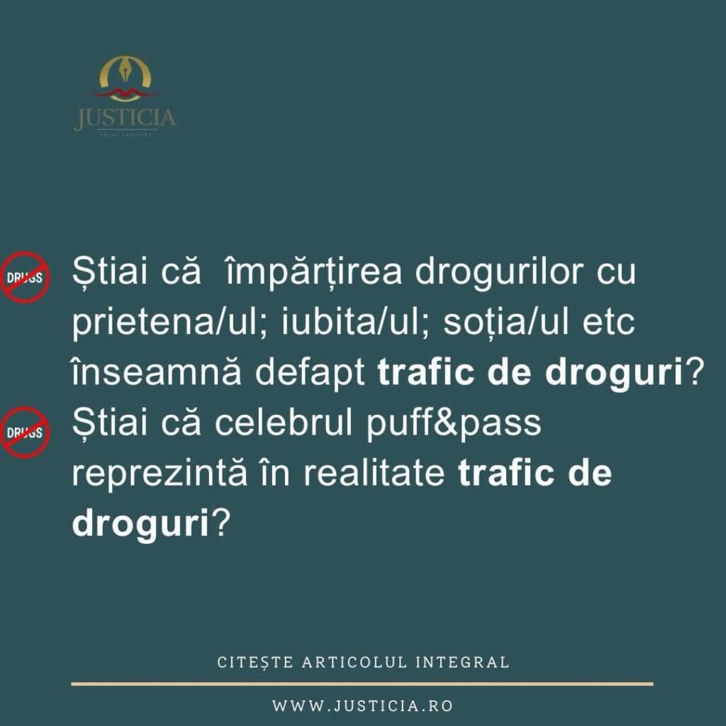 (Care este diferenta dintre consum de droguri si trafic de droguri?)