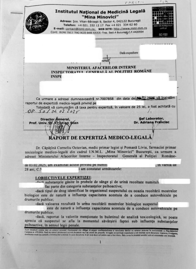 exertiza droguri la volan 2025.Efectele deciziei 25/2025