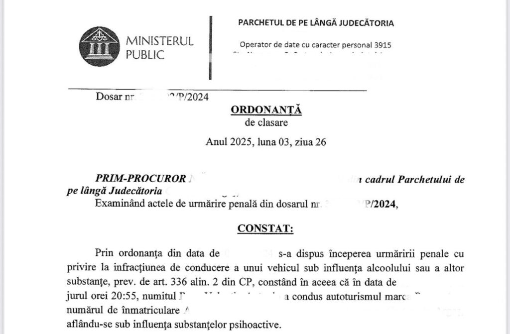 clasare droguri la volan