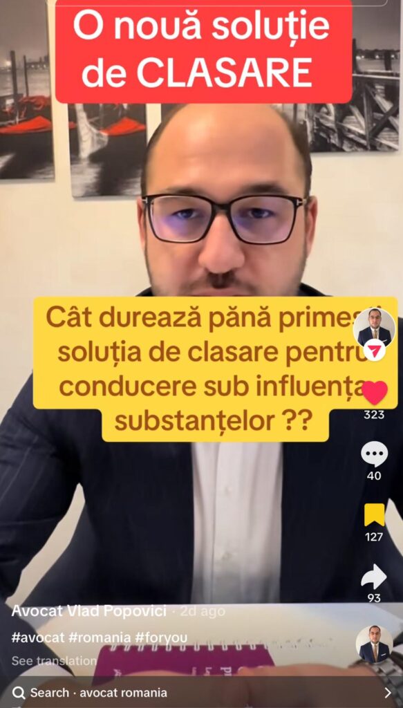 clasare droguri la volan